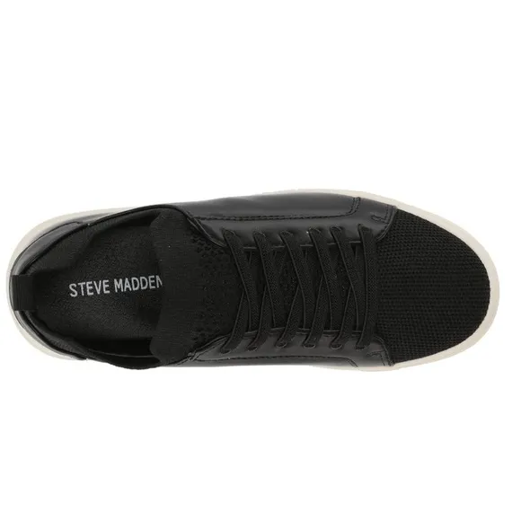 Steve Madden Cuz Sneaker in Black Size Youth 5 Women’s 6.5 NIB