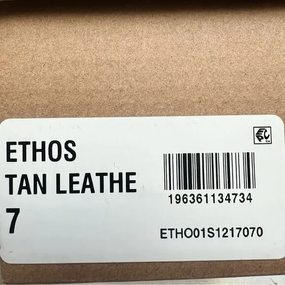 Steve Madden Ethos Leather Sandal Women's Shoes Tan US 7 NEW