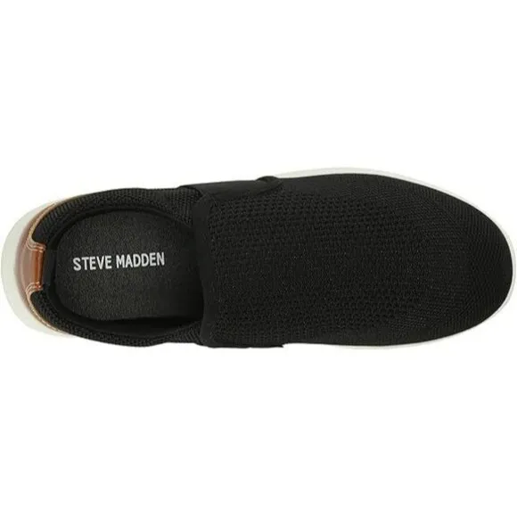 Steve Madden Keni, Kid's Shoes Sneaker Big Boy Size 5 Black