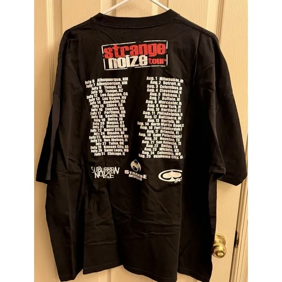 STRANGE NOIZE TOUR SHIRT 3XL TECH N9NE KOTTONMOUTH KINGS TOUR SHIRT‎ Autographed