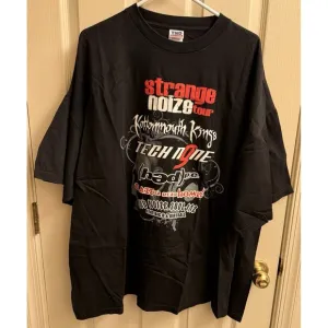 STRANGE NOIZE TOUR SHIRT 3XL TECH N9NE KOTTONMOUTH KINGS TOUR SHIRT‎ Autographed