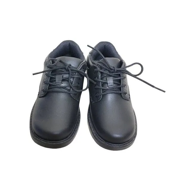 Stride Rite SR Murphy Black Leather Dress Shoes Sneakers Boys 11.5