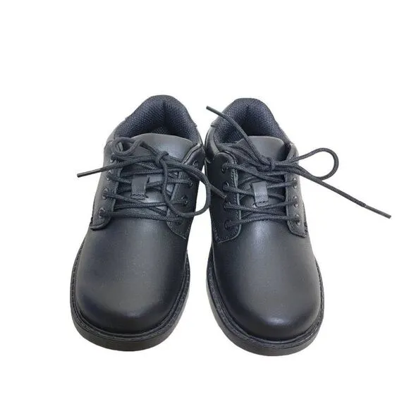 Stride Rite SR Murphy Black Leather Dress Shoes Sneakers Boys 11.5