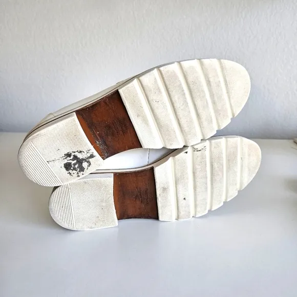 Stuart Weitzman | Parker Lift Leather Loafer White Shoes, Womens 8.5