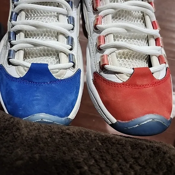 Sz 5 Youth Reebok Question Mid J Double Cross Basketball Shoes Allen Iverson