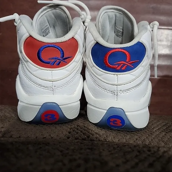 Sz 5 Youth Reebok Question Mid J Double Cross Basketball Shoes Allen Iverson
