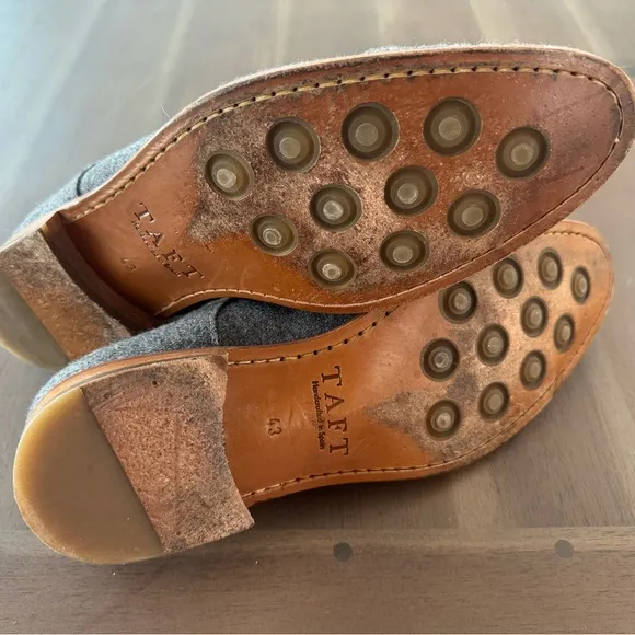 Taft Jack Gray Oxford Shoes Sleek RARE