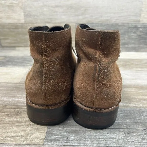 Thursday Everyday Scout Chukka Boots Men's 9.5 Wide Brown Leather Suede Shoes
