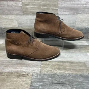 Thursday Everyday Scout Chukka Boots Men's 9.5 Wide Brown Leather Suede Shoes