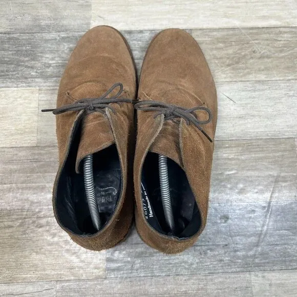 Thursday Everyday Scout Chukka Boots Men's 9.5 Wide Brown Leather Suede Shoes
