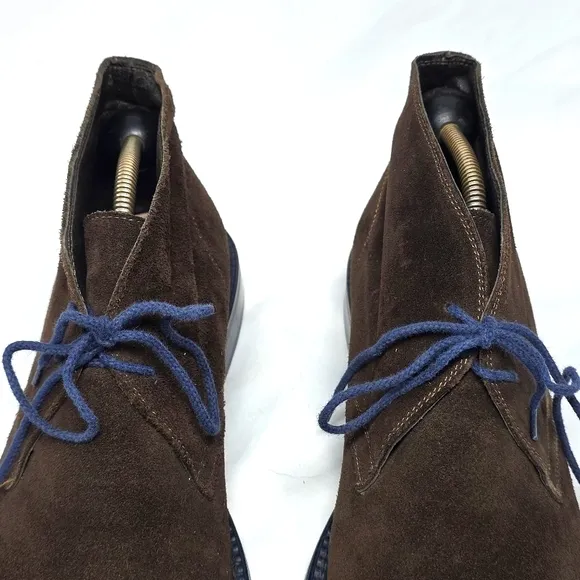 To Boot New York Brown Leather Suede Chukka Boots Size 11