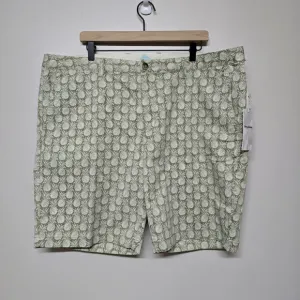 Tommy Bahama Pineapple Chino Shorts Mens Sz 42 Green Stretch Cruise Resort Wear