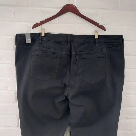 Torrid Jeans Womens 28 S Short Black Perfect Wide Leg Vintage Stretch Waist 53