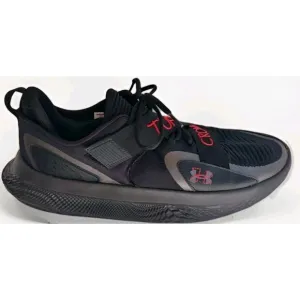 TUFF CROWD x UNDER ARMOUR FLOW FUTR Men's Sz 17 Black Red Curry Shoe 6000875-001