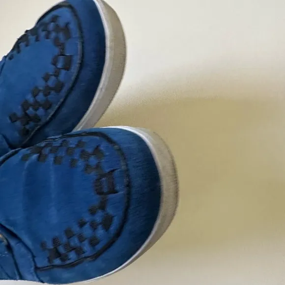 T.U.K Creepers Suede 2- Ring Rckr Men’s Shoes | Royal Blue &amp; Black~11