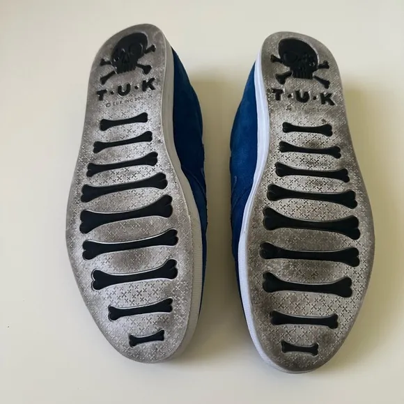 T.U.K Creepers Suede 2- Ring Rckr Men’s Shoes | Royal Blue &amp; Black~11