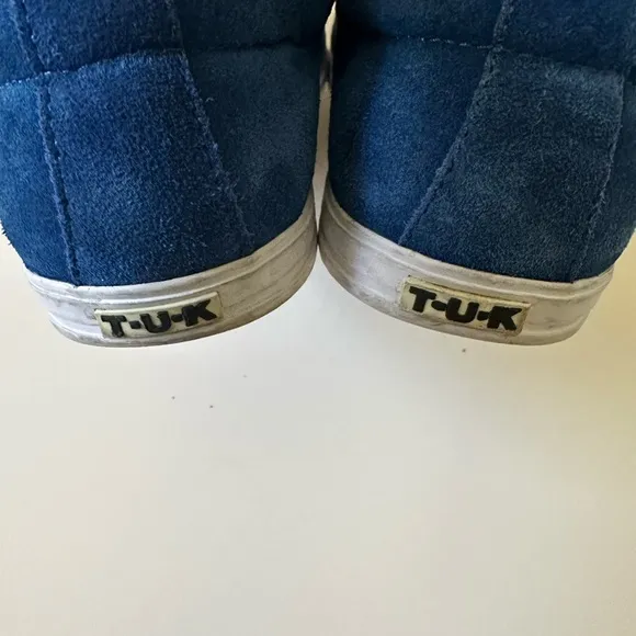 T.U.K Creepers Suede 2- Ring Rckr Men’s Shoes | Royal Blue &amp; Black~11