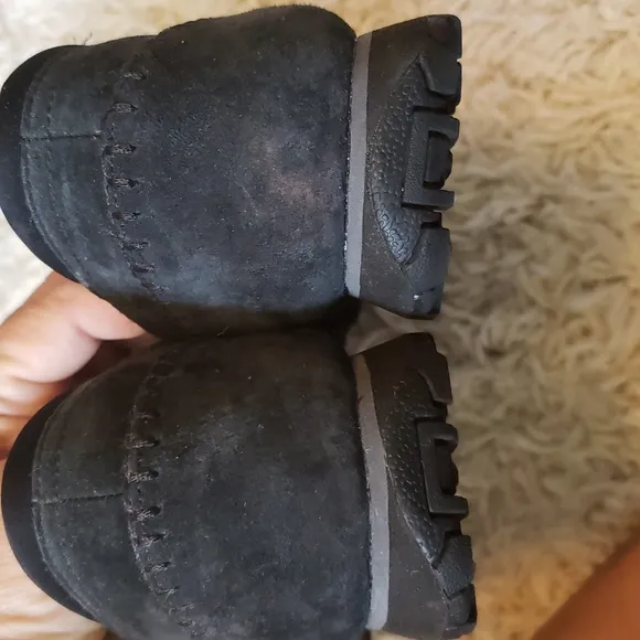 TWO pr Skechers genuine Suede loafers