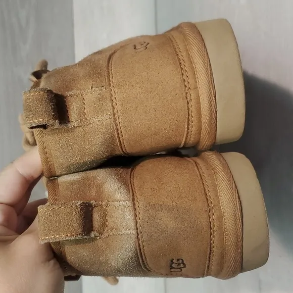 Ugg Australia Big Girl Youth Neumel Dual Zip II Classic Ankle Boots shoes 4