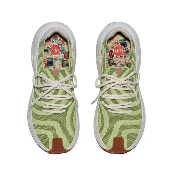 UIN Women's Platform Walking Shoes Casual Travel Sneaker (Brava Ⅱ-chameleon)