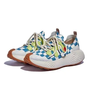 UIN Women's Walking Shoes Casual Travel Sneaker (Brava checkerboard Flow)