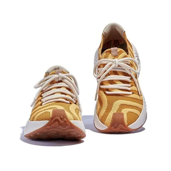 UIN Women's Platform Walking Shoes Casual Sneaker (Brava Ⅱ- Chiffon Baumkuchen)