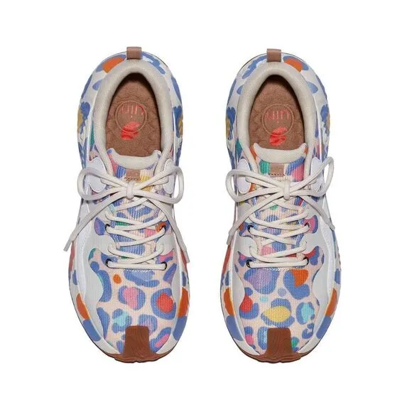 UIN Women's Walking Shoes Casual Travel Sneaker (Little Color Leopard Brava III)