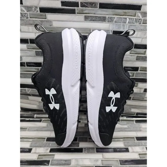 Under Armour Charged Assert 10 Black Men's Running Shoes Size 9 4E