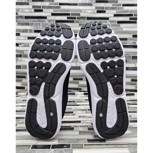 Under Armour Charged Assert 10 Black Men's Running Shoes Size 9 4E