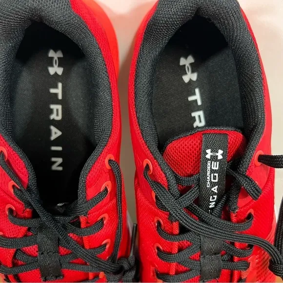 Under Armour Charged Engage Red Training Men's Shoe Size 8 #557