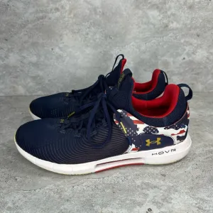 Under Armour Men's HOVR Rise 2 Cross Trainer Academy Blue Mens 13 American Flag