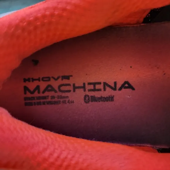 Under Armour Men's Machina Orange Running Shoes Size 9