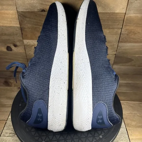 Under Armour Mens Size 12 Charged Pursuit 2 Blue Running Shoes Sneakers Lace Up