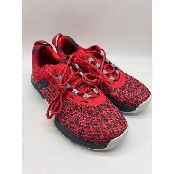 Under Armour TriBase Reign 5 Q1 Red Training Shoes 3026213-600 Men Size 9 NEW
