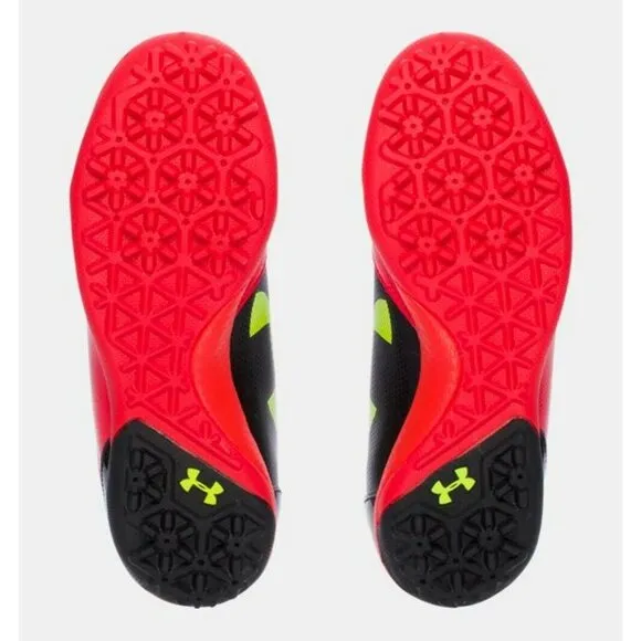 Under Armour UA Boys Girls Unisex Spotlight TR Jr Soccer Shoes Red Size 4.5