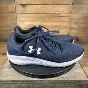 Under Armour Mens Sz 10.5 Charged Pursuit 2 Blue Running Shoes Sneakers Lace Up