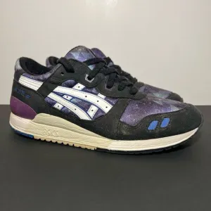 Unisex ASICS Gel Lyte III Galaxy Athletic Sneakers / Size 6.5 Mens - 8 Womens