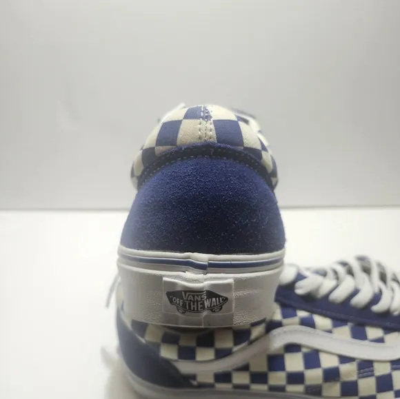 Vans Blue Checkered Men's Shoes