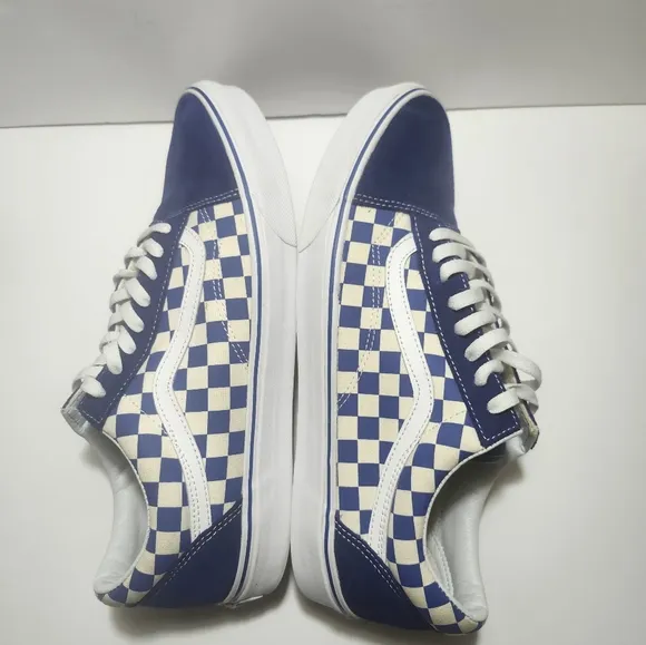 Vans Blue Checkered Men's Shoes