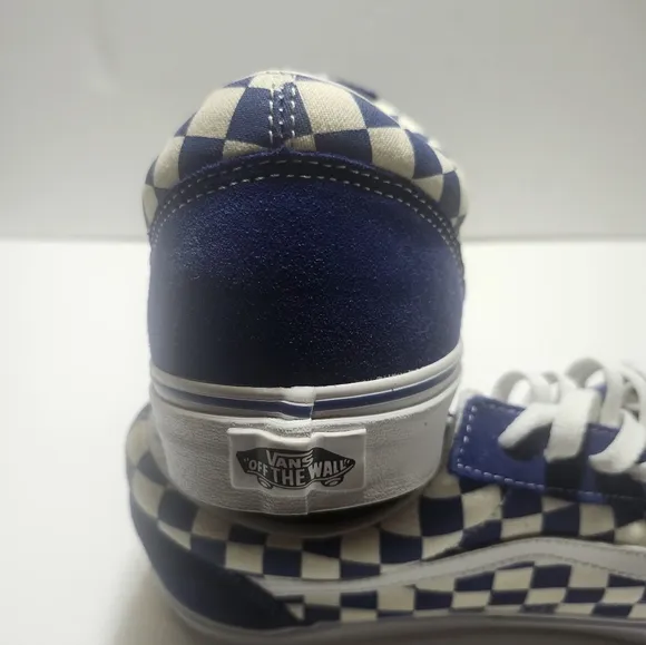 Vans Blue Checkered Men's Shoes