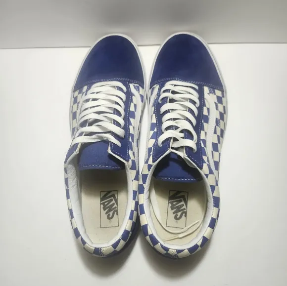 Vans Blue Checkered Men's Shoes