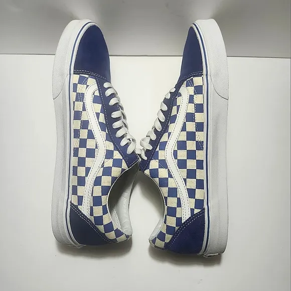 Vans Blue Checkered Men's Shoes