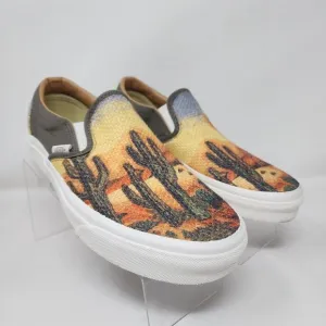 Vans Skateboarding Shoes Mens 6.5 Multicolor Tapestry Cactus Western Sneakers