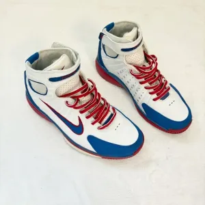 Vintage Nike Air Total‎ Package Basketball Shoes Men's Sz 8 Red White Blue