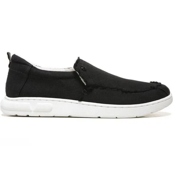 Vionic Beach Seaview Casual Mens 8 Slip Black Sneakers Arch Support‎ New