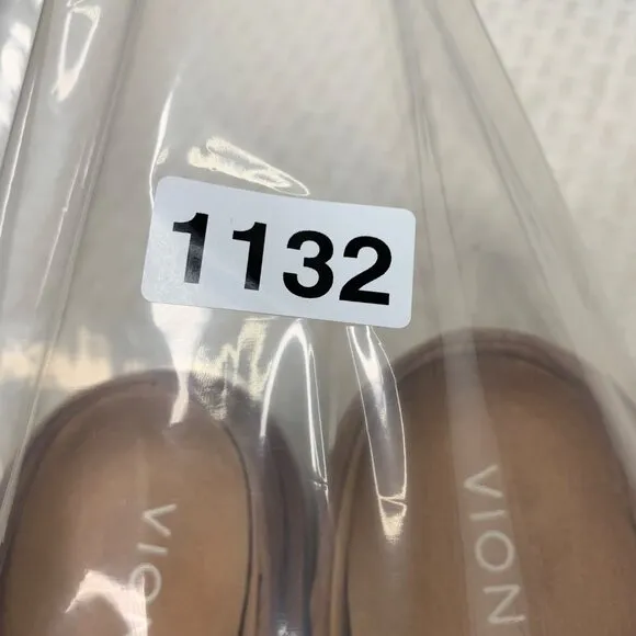 Vionic Mens Size 10.5 W Tan Uptown Clog Suede Slip-On Mules Casual Shoes