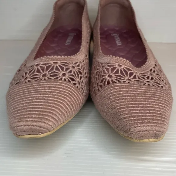 Vivaia Small Square-Toe Mesh Heels (Maelyn) Size EU 39.5 US 8.5