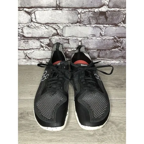 Vivobarefoot Primus Trail Firm Ground Black Mesh Running Shoes Men Sz 47EU/13.5M