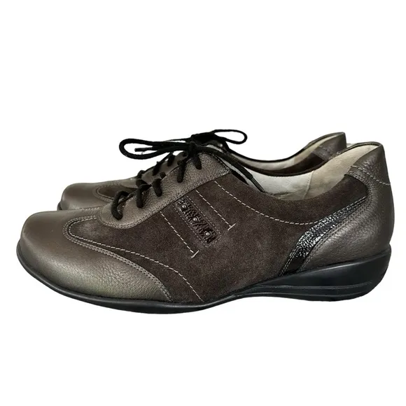 Waldlaufer | Brown Extra Wide Width Lace Up Shoes Size UK 6 US 8.5