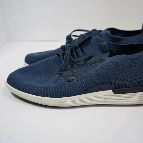 Wolf &amp; Shepherd Swiftknit Derby Shoes Men's 10 Casual Sneaker Blue